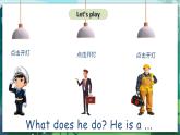 人教PEP版六年级上册 Unit 5 What does he do PB Let's talk 课件+练习+动画素材