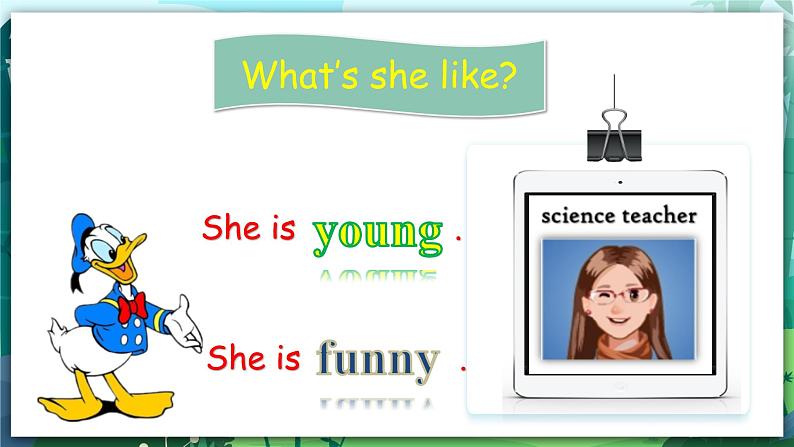 人教PEP版五年级上册 Unit 1 What's he like PB Let's learn 课件+教案+练习+动画素材05