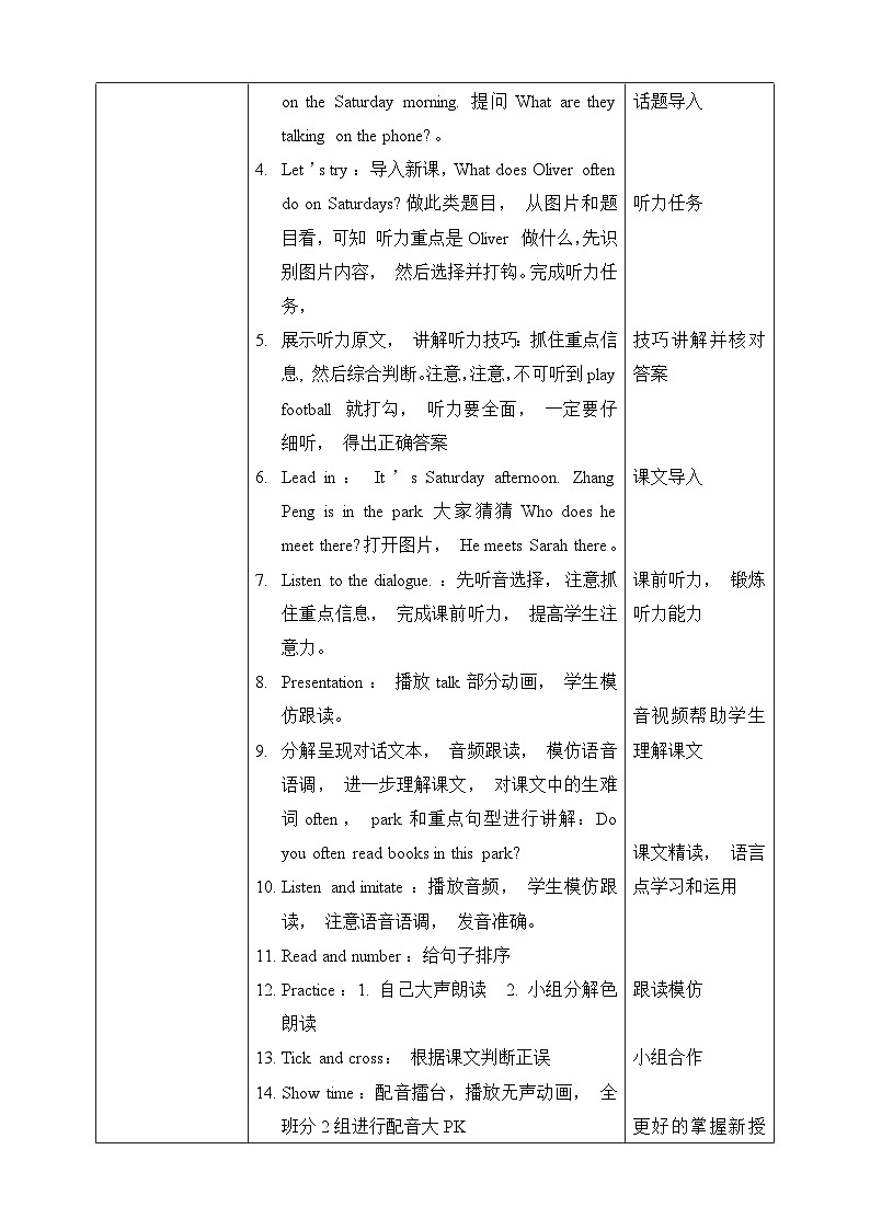 人教PEP版五年级上册 Unit 2 My week PB let's talk课件+练习+教案+动画素材02