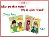 人教PEP版四年級上冊 Unit3 My friends A let's learn 課件+教案+練習(xí)+素材