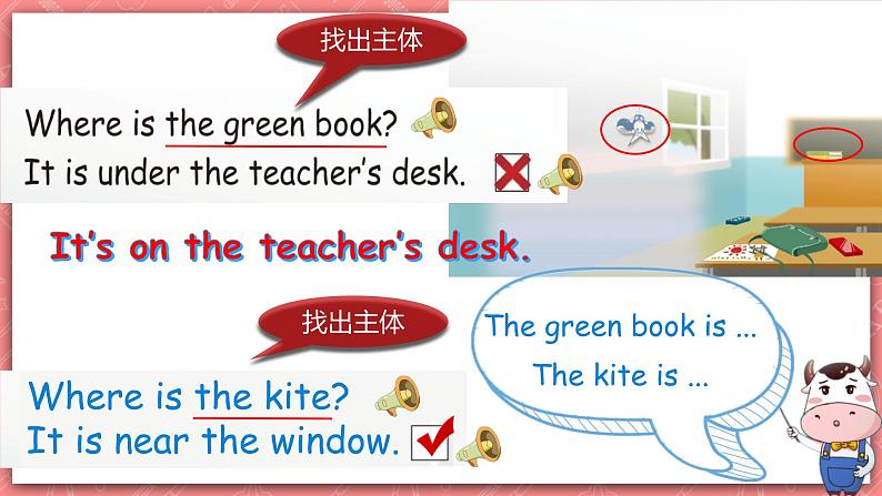 人教PEP版四年级上册 Unit 1 My classroom PB Read and write 课件+教案+练习+动画素材08