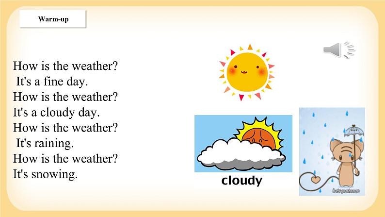 Lesson 3 It will be sunny this Sunday？ 课件+教案+音视频02