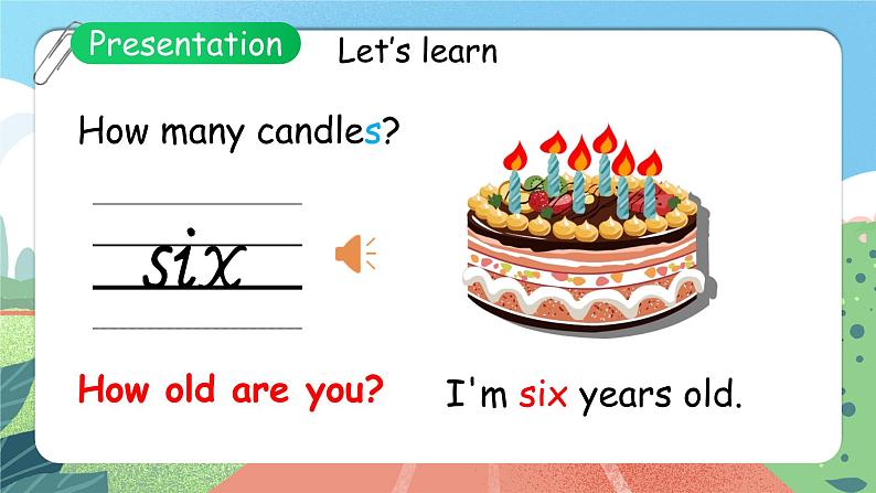 【核心素养目标】人教版PEP小学英语 三年级上册 Unit 6 Happy birthday! Part B Let’s learn & Let’s do课件第7页