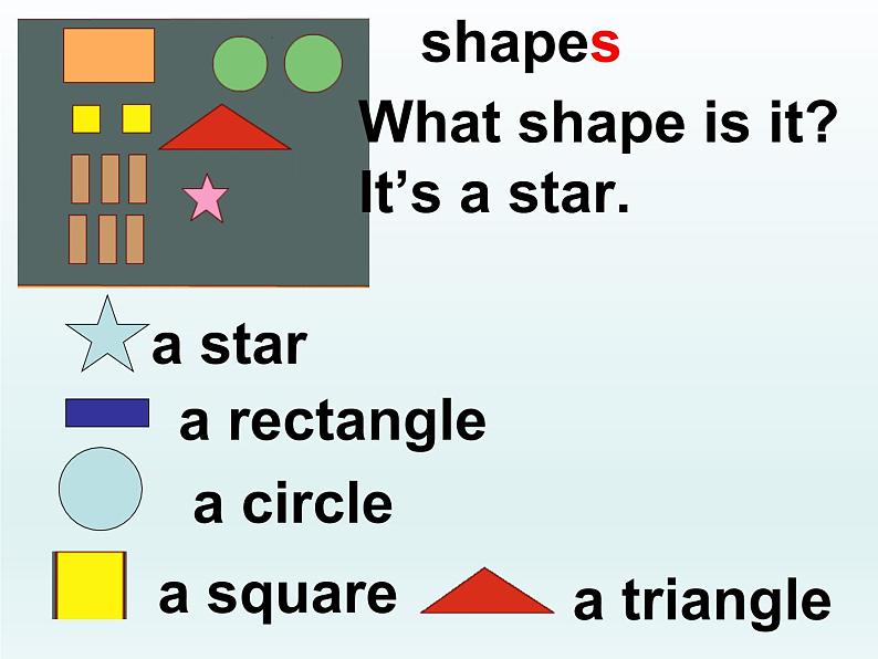 牛津上海版（试用本）小学三年级英语下册 Unit 3 Unit 1 Shapes   课件02