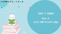 小学英语人教版 (PEP)三年级上册Unit 1 Hello! Part A课文配套ppt课件