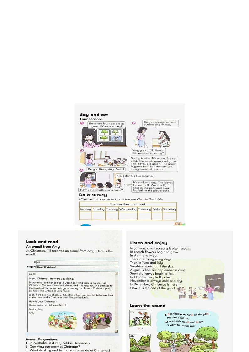 牛津上海版（试用本）小学四年级英语上册 Unit 4 Unit 3 Weather  教案1第2页