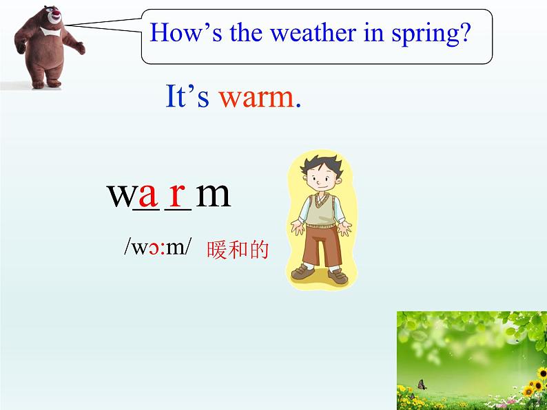 牛津上海版（试用本）小学四年级英语上册 Unit 4 Unit 3 Weather  课件04