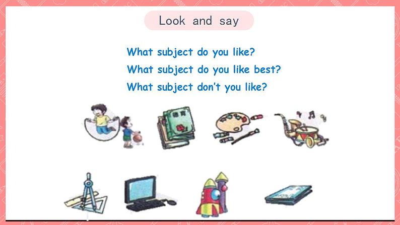 川教版英语五上 Unit 1 Lesson 3 《What Subject Do You Like Best》第一课时 课件+教案+习题02