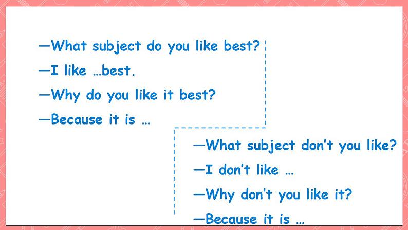 川教版英语五上 Unit 1 Lesson 3 《What Subject Do You Like Best》第三课时 课件+教案+习题06