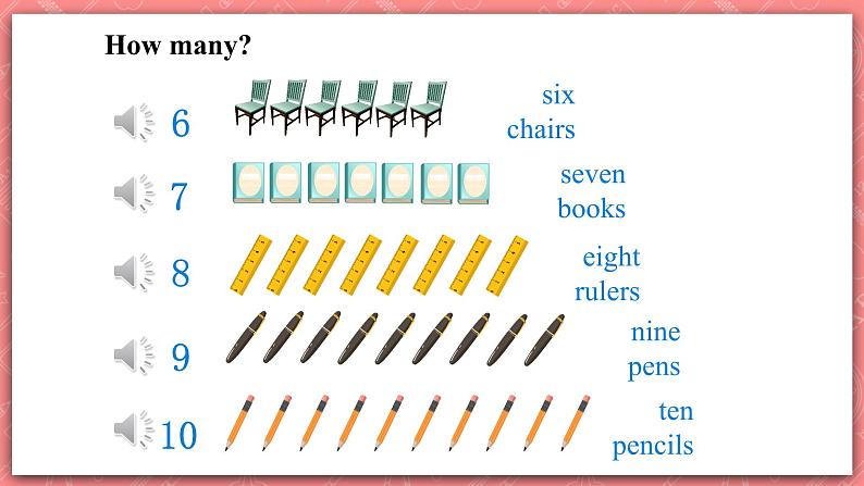 冀教版英语三上 Unit 1 Lesson 6 《Numbers》课件第4页