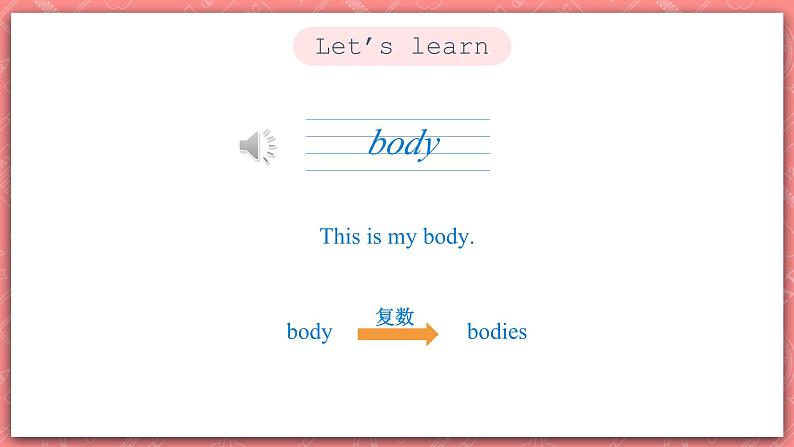 冀教版英语三上 Unit 3 Lesson 14《 My Body 》课件05