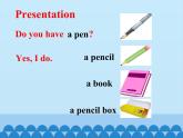 科普版（三年級起點(diǎn)）小學(xué)英語四年級下冊  Lesson 8   Do you have a ruler   課件1