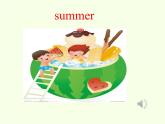 科普版（三年级起点）小学英语四年级下册   Lesson 9  I like summer    课件1