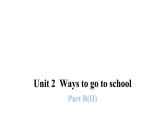 PEP版小学英语六年级上册U2- Part B(II)课件