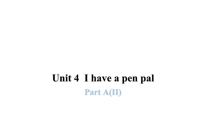 PEP版小学英语六年级上册U4- Part A(II)课件01