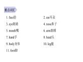 PEP版小学英语三年级上册Unit3 单元知识汇总课件