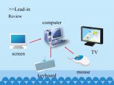 科普版（三年级起点）小学英语五年级上册 Lesson 3   A computer has a keyboard   课件1