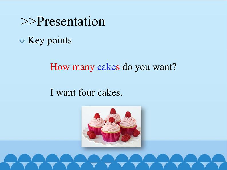 科普版（三年级起点）小学英语五年级上册  Lesson 9   How many cakes do you want   课件05