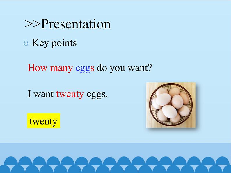 科普版（三年级起点）小学英语五年级上册  Lesson 9   How many cakes do you want   课件06