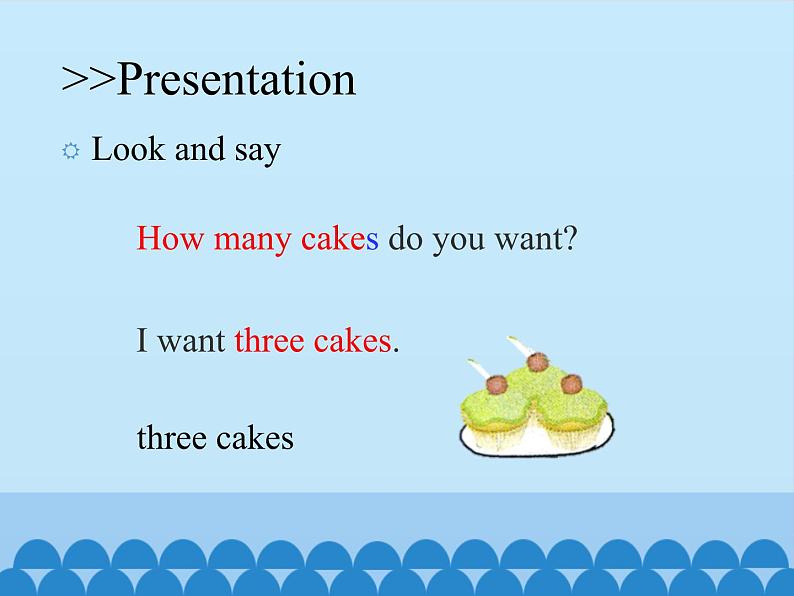 科普版（三年级起点）小学英语五年级上册  Lesson 9   How many cakes do you want   课件105