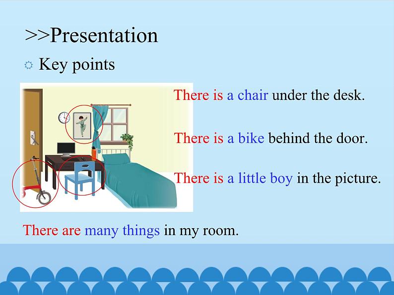 科普版（三年级起点）小学英语五年级上册  Lesson 10   There is a horse under the tree   课件05