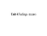 Unit 4 Feelings 第五课时课件+音频
