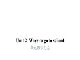 PEP版小學(xué)英語(yǔ)六年級(jí)上冊(cè)U2-單元知識(shí)匯總課件