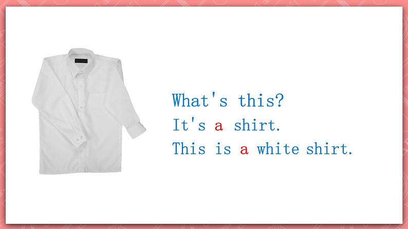 冀教版英语四年级上册 Unit 1  Lesson1 《Skirt and trousers》课件08