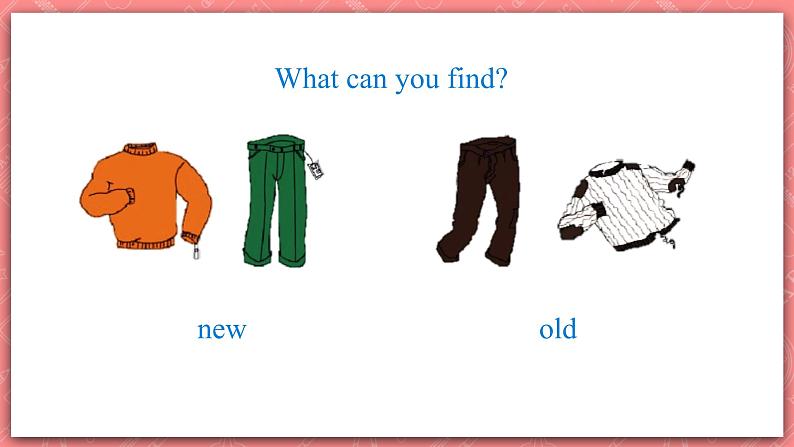 冀教版英语四年级上册 Unit 1 Lesson 2 《New and Old》课件06