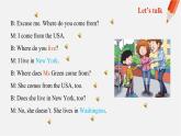 科普版（三年級(jí)起點(diǎn)）小學(xué)英語(yǔ)五年級(jí)下冊(cè)  Lesson 4   Where do you live  課件2