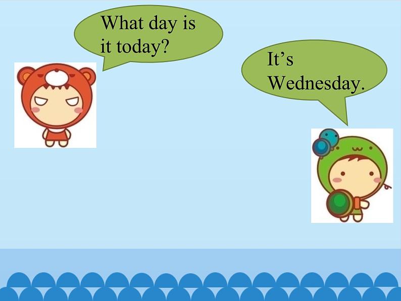 科普版（三年级起点）小学英语五年级下册 Lesson 8   What day is it today   课件07