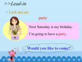 科普版（三年级起点）小学英语六年级上册  Lesson 1   Are you going to have a birthday party   课件