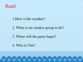 科普版（三年级起点）小学英语六年级上册  Lesson 1   Are you going to have a birthday party   课件4