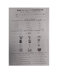 福建省漳州市诏安县集团校2022-2023学年六年级下学期期末考试英语试题