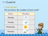 科普版（三年级起点）小学英语六年级上册  Lesson 3   It will be sunny this Sunday   课件