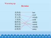 科普版（三年级起点）小学英语六年级上册  Lesson 3   It will be sunny this Sunday   课件2
