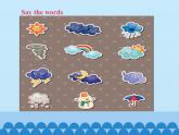 科普版（三年级起点）小学英语六年级上册  Lesson 3   It will be sunny this Sunday   课件2