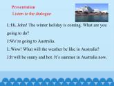 科普版（三年级起点）小学英语六年级上册  Lesson 3   It will be sunny this Sunday   课件2
