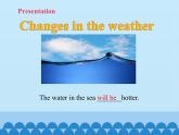 科普版（三年级起点）小学英语六年级上册  Lesson 3   It will be sunny this Sunday   课件3