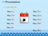 科普版（三年级起点）小学英语六年级上册  Lesson 7   What's the date today  课件1
