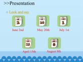 科普版（三年级起点）小学英语六年级上册  Lesson 7   What's the date today  课件1