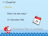 科普版（三年級(jí)起點(diǎn)）小學(xué)英語(yǔ)六年級(jí)上冊(cè) Lesson 8   Merry Christmas!   課件
