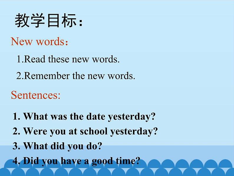 科普版（三年级起点）小学英语六年级上册 Lesson 9   Were you at school yesterday   课件2第2页