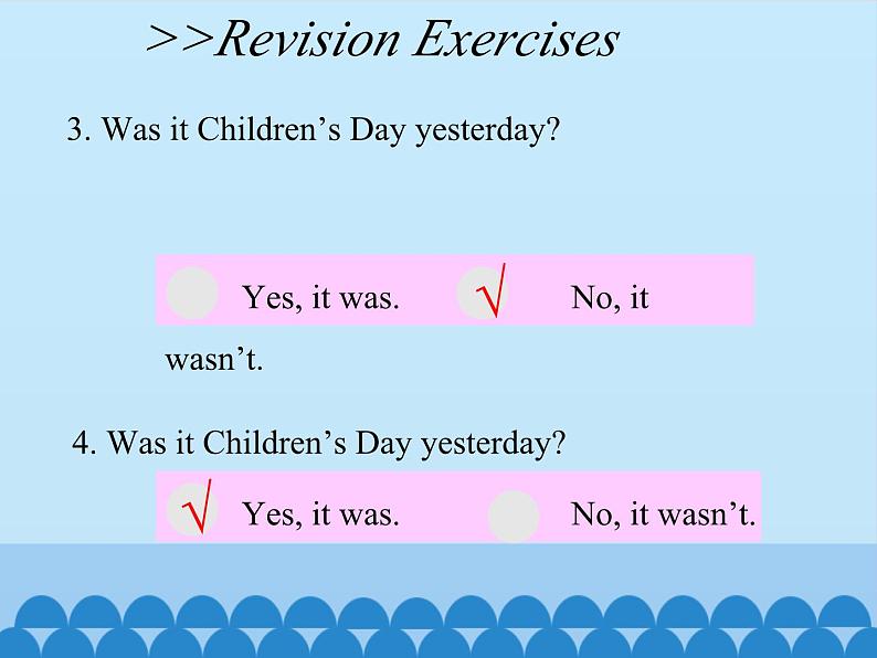 科普版（三年级起点）小学英语六年级上册 Lesson 10   Revision    课件104