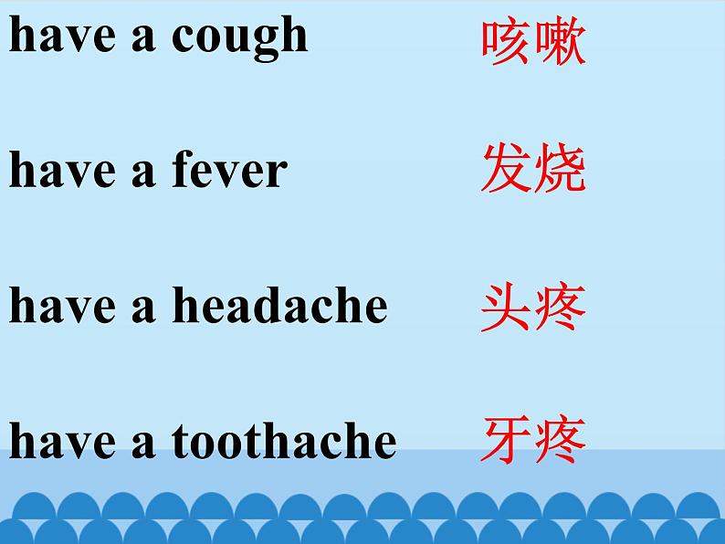 科普版（三年级起点）小学英语六年级下册 Lesson 1   I'm not feeling well  课件104