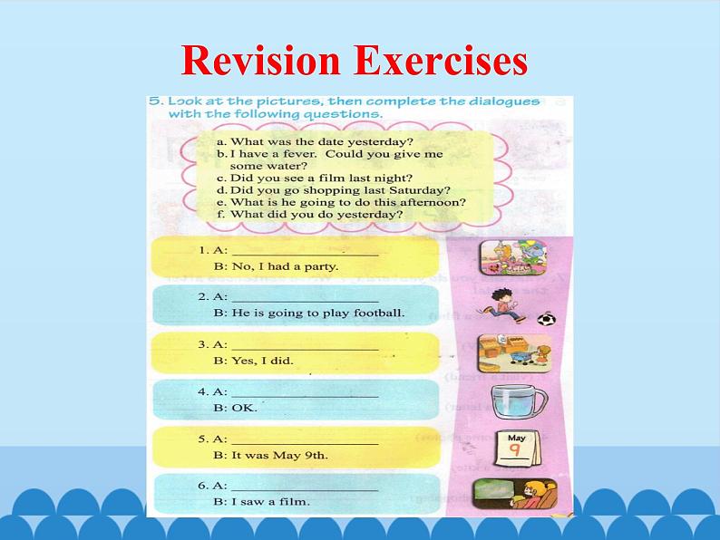 科普版（三年级起点）小学英语六年级下册 Lesson 5   Revision   课件106