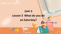 鲁科版 (五四制)四年级上册Lesson 3 What do you do on Saturday?教学课件ppt