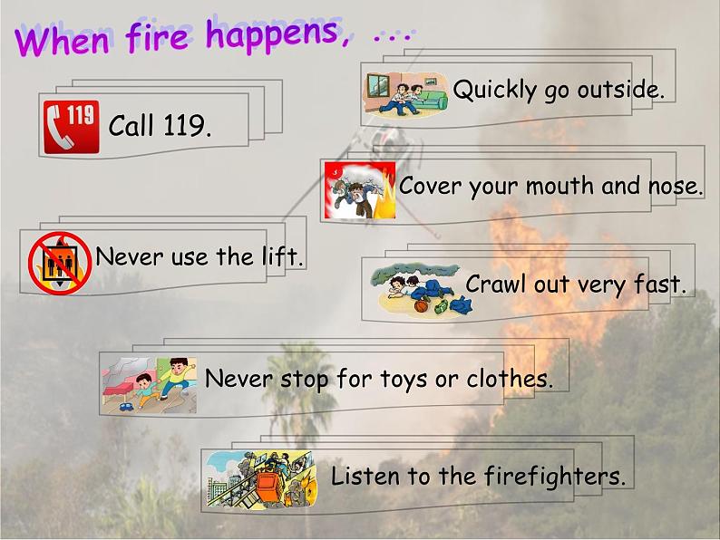 牛津上海版（试用本）小学五年级英语上册 Module 4 Unit 3 Fire   课件206