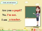 接力版（三年级起点）小学英语三年级上册  Lesson 12   Are you a teacher？  课件1
