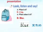 接力版（三年级起点）小学英语三年级下册  Lesson 6   What colour is it   课件3
